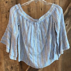 NWT Lucky Brand off the shoulder top XS